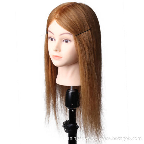 Factory hand-painted mannequin head, training head mannequin head brown